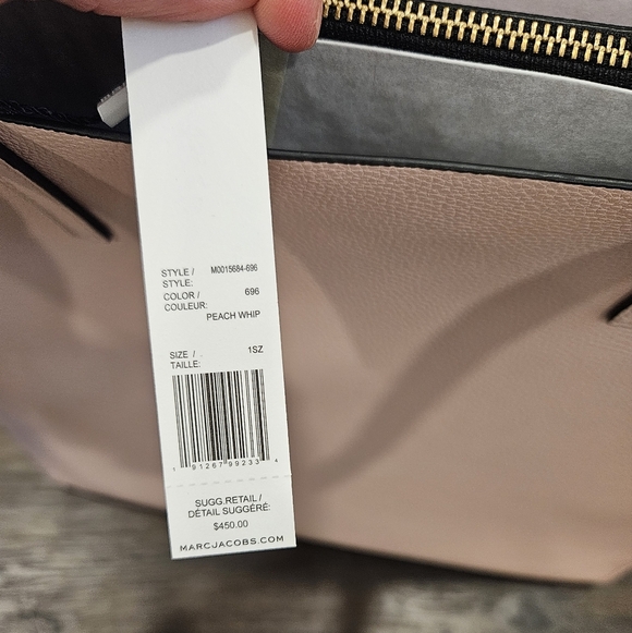 NWT 🔴 Marc Jacobs Peach Whip Tote Bag - Picture 12 of 14